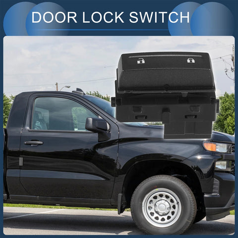 Chevrolet Silverado 1500 Door Lock Switch Front Left Driver (2016 - 2016)