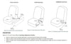 Toyota Landcruiser HJ45 5 Door Station Wagon Front Seat Belt Kit (1975-1980)