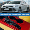 Toyota Camry Red Gear Shift Frame Console Panel Trim Cover (2018-2023)