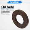 Vehicle Oil Seal 45x85x10mm Brown FKM 2 x Seal Ring Rotary Shaft