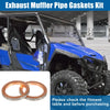 Yamaha Rhino YXR660F 4X4 2 x Exhaust Muffler Pipe Gaskets (2004–2007)