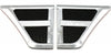 Isuzu D-Max DMAX 2 x Chrome Side Vent Covers (2012-2015)