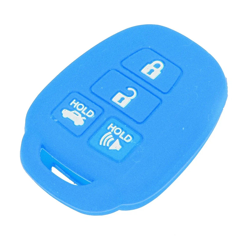 Toyota Camry Blue Silicone Key Cover Housing (2012-2018)