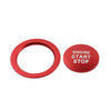 Toyota Tacoma, Yaris, Prius, RAV4 Red Engine Start Stop Push Button Cover Ring