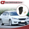 Honda Accord Black Yellow Leather Gear Shift Knob Cover (2008-2012)