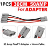 Anderson Plug DoubleY Adaptor Cable Extension 4mm Battery Connector 50A