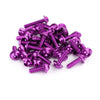158 Piece Purple Aluminium Fairing Screw Trim Bolt Set