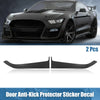 Ford Mustang (2015-2022) Black 2 x Door Panel Guard Protector Stickers