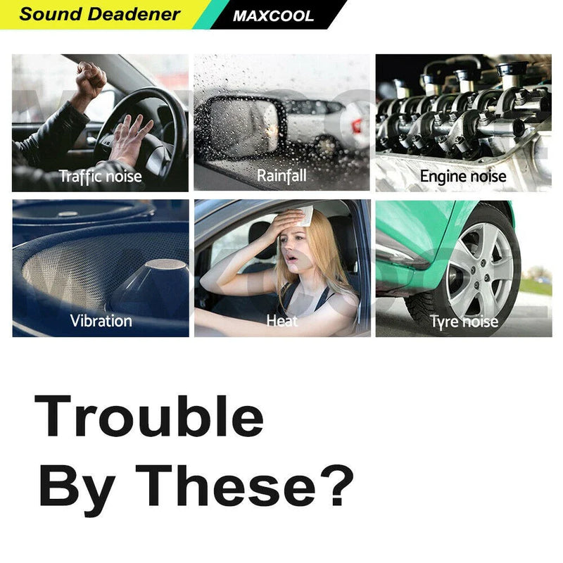 Car Butyl Rubber Sound Deadener Roll 8mx50cm 2.2mm Thick