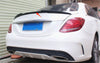 Mercedes-Benz C-Class W205 Sedan Rear Spoiler Glossy Black (2015-2021)