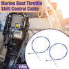 Yamaha Outboard Engine Throttle Shift Control Cable Blue