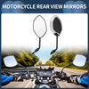 Motorcycle 1 Pair Dual Sport Motorcycle Rear View Mirrors