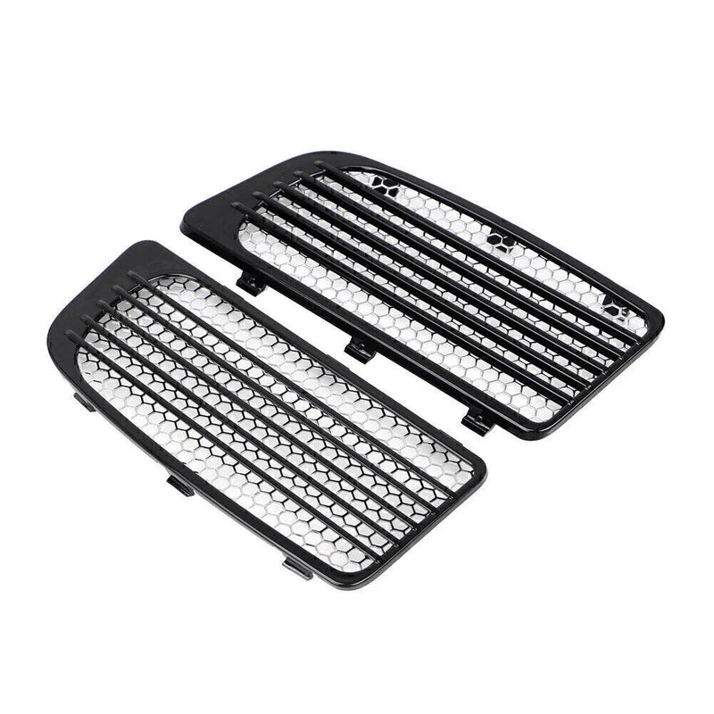 Harley Electra Glide Low Ultra Limited Black Radiator Grills (2014-2023)