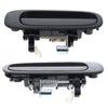 Toyota Corolla (1997-2002) Black Front Rear Outer Door Handle Set of 4