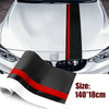Honda Civic Front Hood Decal Wrap Sticker Carbon Fiber Style (2016–2020)