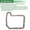 Ford Cougar, Maverick Oil Pan Gasket (1998-2001)