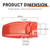 Honda XR80 / XR100 / XR80R / XR100R Rear Fender Red (1985-2000)