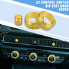 Honda Civic (2022-2023) Gold 7 x AC Control Switch Air Vent Knob Covers
