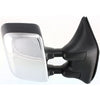 Towing Mirror Chrome Pair Power For 04-15 Nissan Titan LE