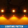 Jeep Gladiator JT (2020-2023) Amber Black LED Front Grille Lights Set
