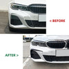 BMW G20 M Sport 2 x Gloss Black Front Side Air Vent Trims (2019-2022)