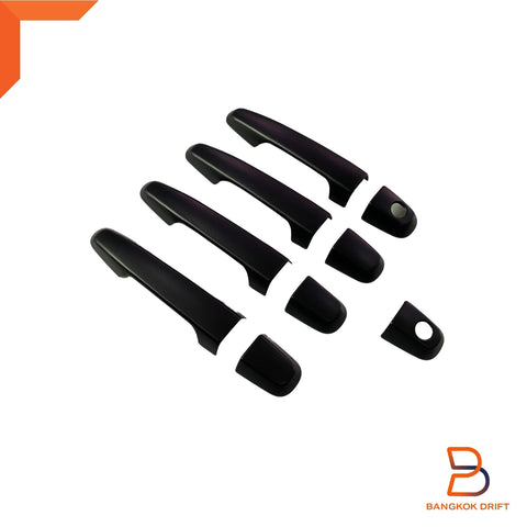 Mitsubishi Triton Ute, Pajero Sport Matte Black Door Handle Cover Trim (05-23)