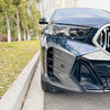 BMW X6 2 x Carbon Look Front Bumper Fog Light Covers (2023-2024)