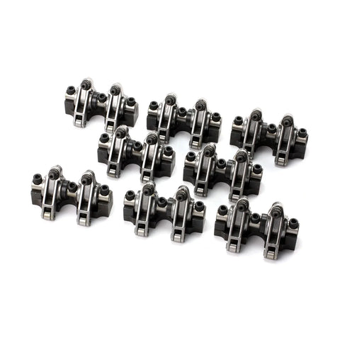 Chevy SBC 350 1. 1.6" Stainless Steel Shaft Mount Roller Rocker Arms
