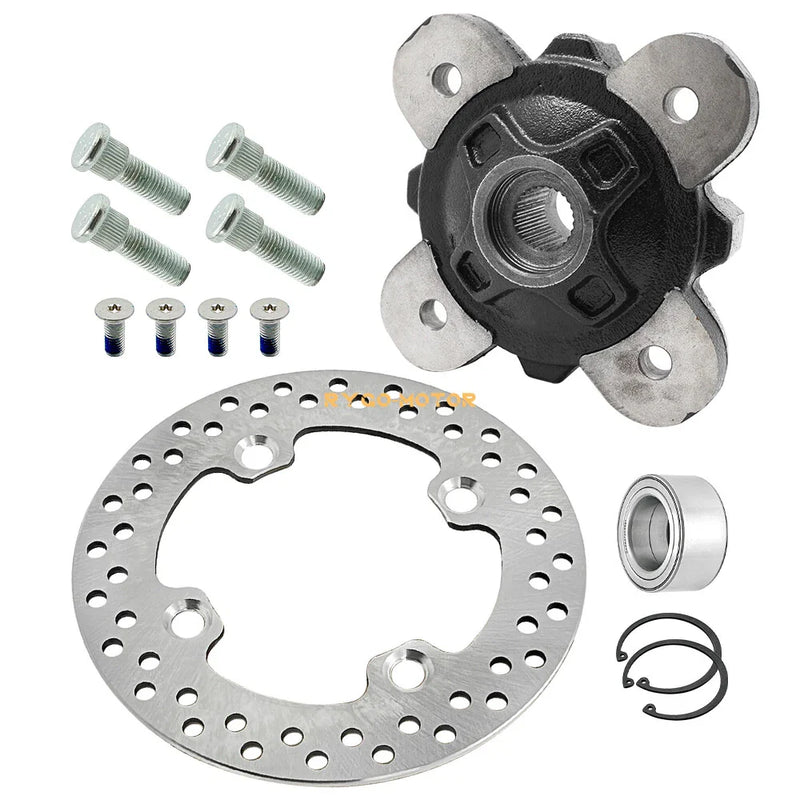 Polaris Ranger XP 900 Front Wheel Hub Bearing Studs Brake Rotor (2013–2019)