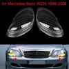 Mercedes-Benz W220 S-Class 2 x Clear Headlight Lens Covers (1998-2006)