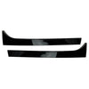 Skoda Superb 2 x Glossy Black Rear Window Spoiler Trim Covers (2008-2015)