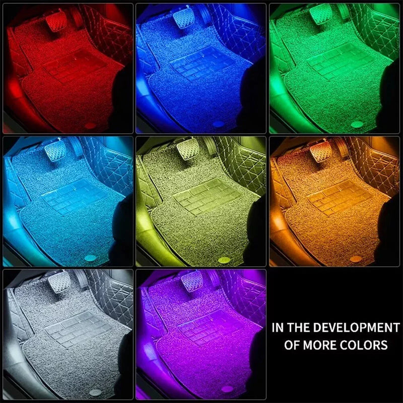 Home Decor RGB Music Voice Control Floor Atmosphere Lamp Light