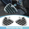 Bike Black 1 Pair 10.5mm Billet Aluminum Motorcycle Footrest Footpeg