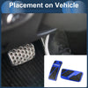 Ford Ranger Automatic Foot Accelerator Pedal Covers 2 x Blue (2024)
