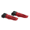 Ducati Monster 696 2008-2014, 796 2011-2014 Red Passenger Rear Footrests Pegs