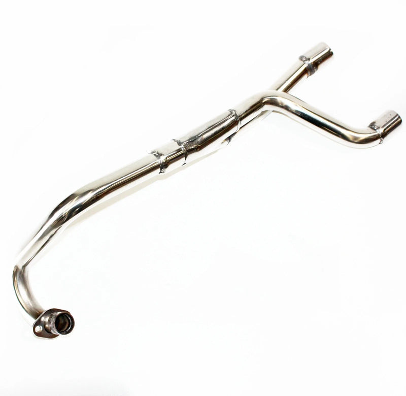PITPRO 125cc 150cc 160cc Dirt Bike Twin Bigbore Exhaust Pipe + RED Muffler