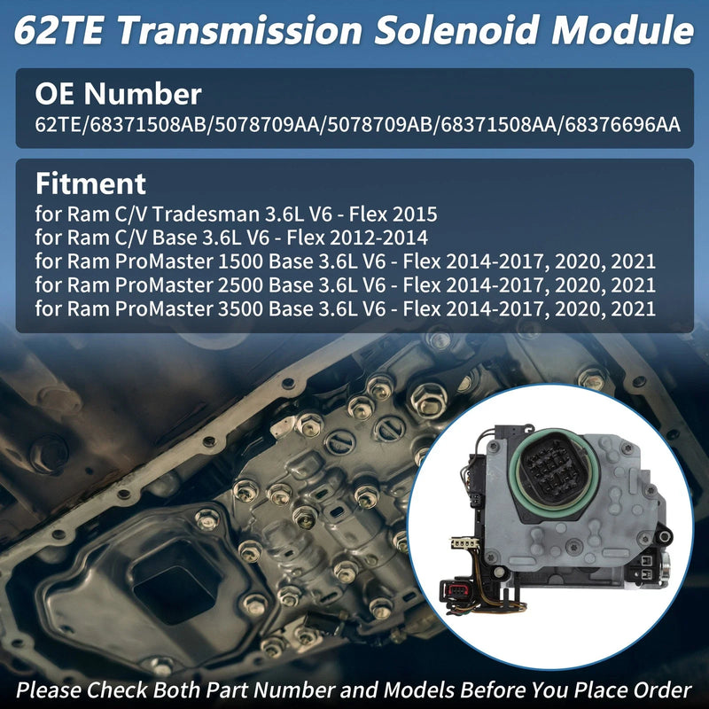 Dodge 62TE Transmission Valve Body Solenoid (2010-2014)