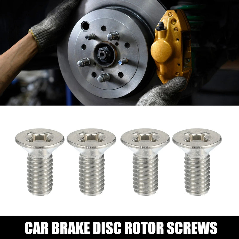 Honda Accord Civic 4 x Brake Disc Rotor Screws Bolts Kit (2003-2012)
