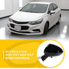 Chevy Cruze Sedan / Hatchback Left Side Door Mirror Black (2016-2019)