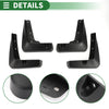 Lexus ES350 Sedan Mud Flap Splash Guards 1 Set (2013-2018)