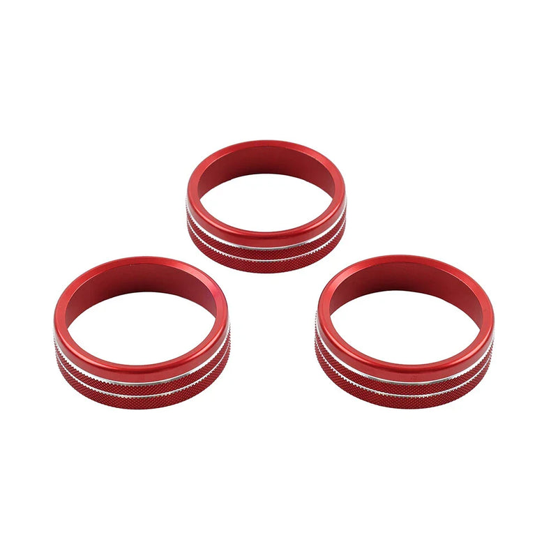 Subaru BRZ, Toyota GR86 Red Center Console AC Knob Ring Trim (2021-2024)