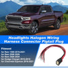 Ram 1500 Headlights Halogen Wiring Harness Connector (19 - 21)