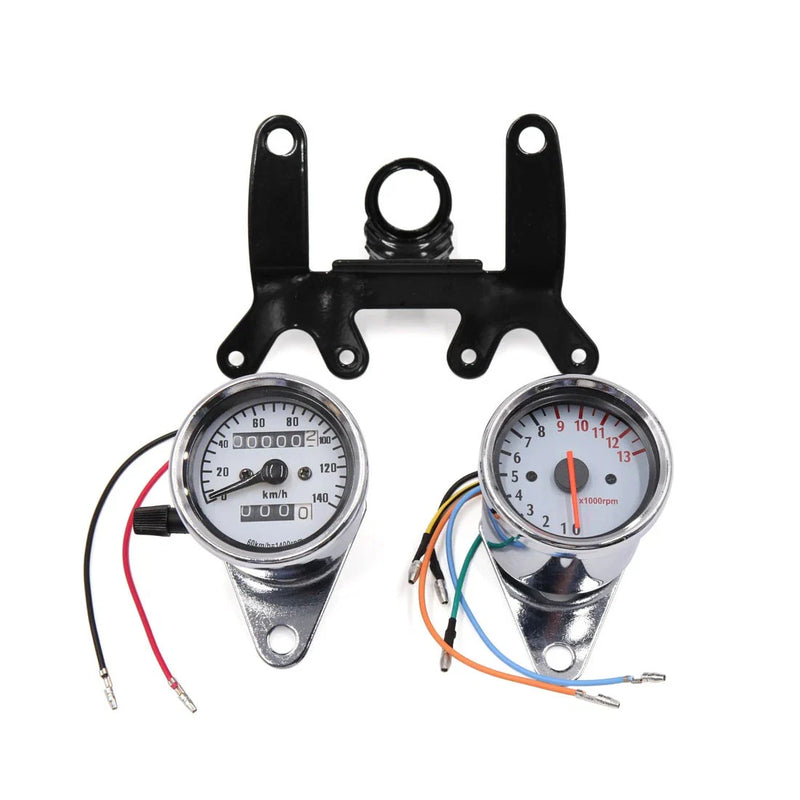 Motorcycle Shell Tachometer Speedometer Odometer Gauge Set