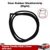 Door Glass Seals Rubber Strips Front RH Fits Toyota Corolla KE25 2-Door 1970-74