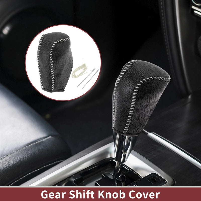 Toyota Corolla 1 Pc Beige Faux Leather Gear Shift Knob Cover (2014–2018)