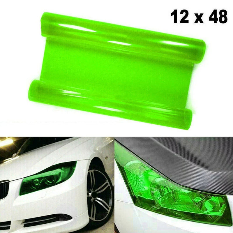 Universal 12" X 48" Green Tint Film Trim Wrap
