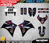 Yamaha XT 660 R Custom Graphic Kit Barbed Style Decal Stickers