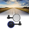 M8 Rear View Mirrors Handlebar Mirrors Black Blue Aluminum Plastic