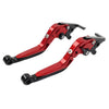 Suzuki GSXS125 GSXR150 CNC Red Extendable Brake Clutch Levers (2017-2019)
