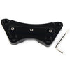 Harley Touring Street Road King Black Top Handlebar Riser Clamp (2008-2023)